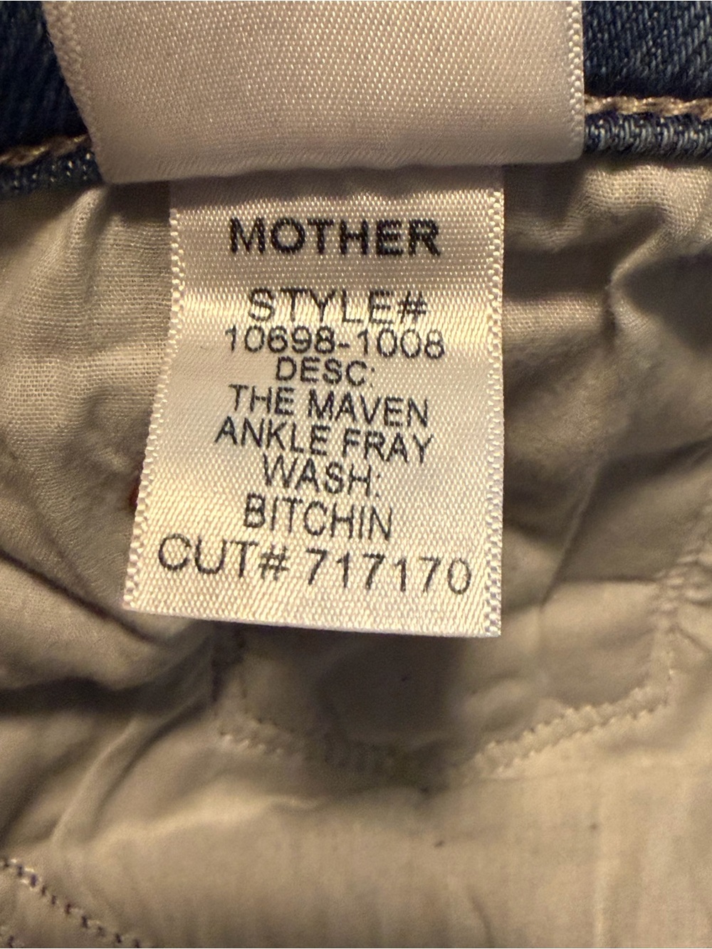 Mother Maven Ankle Fray Bitchin - Picture 15 of 15